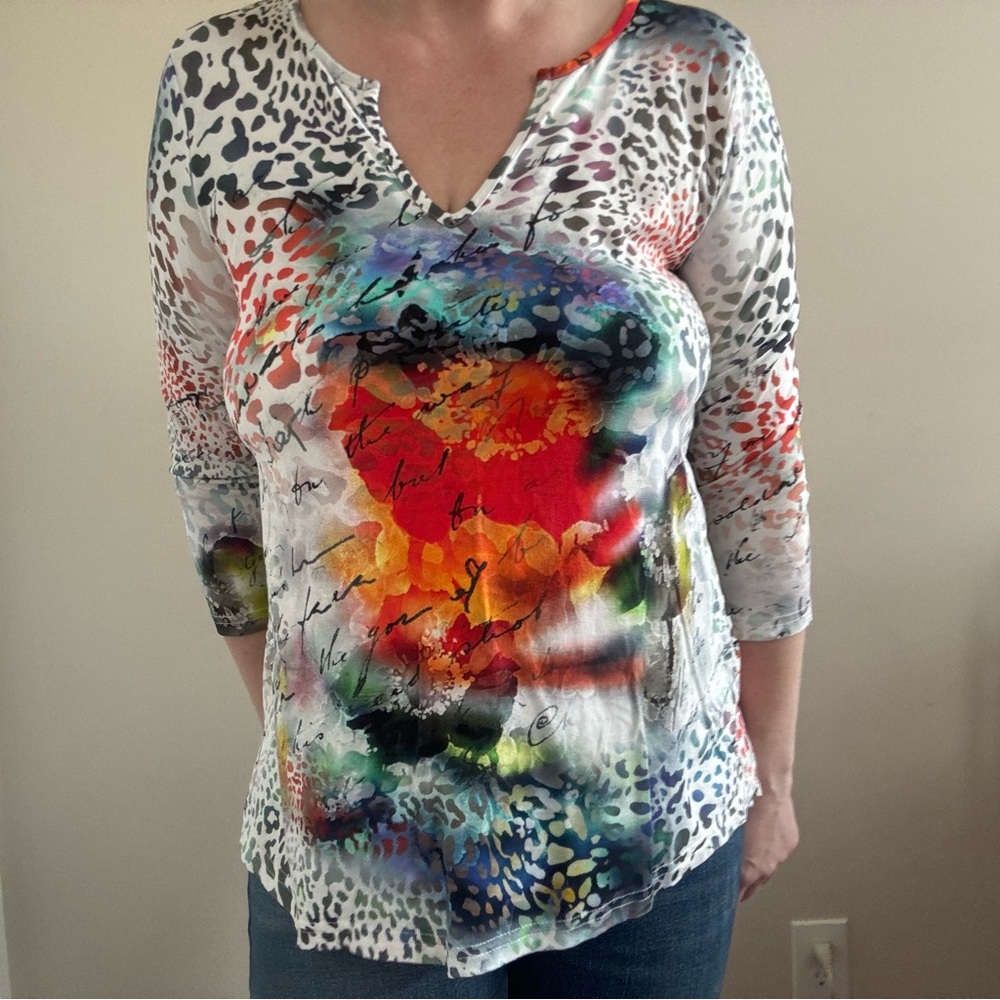 LAST CALL Sno Skins Abstract Long Sleeve Artsy Baselayer Long Sleeve Stretch - Picture 2 of 7